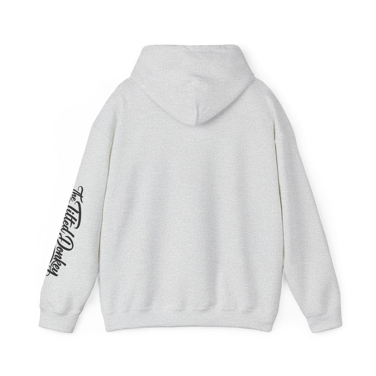 Vintage Tilted Donkey Poker Graphic Hooded Sweatshirt