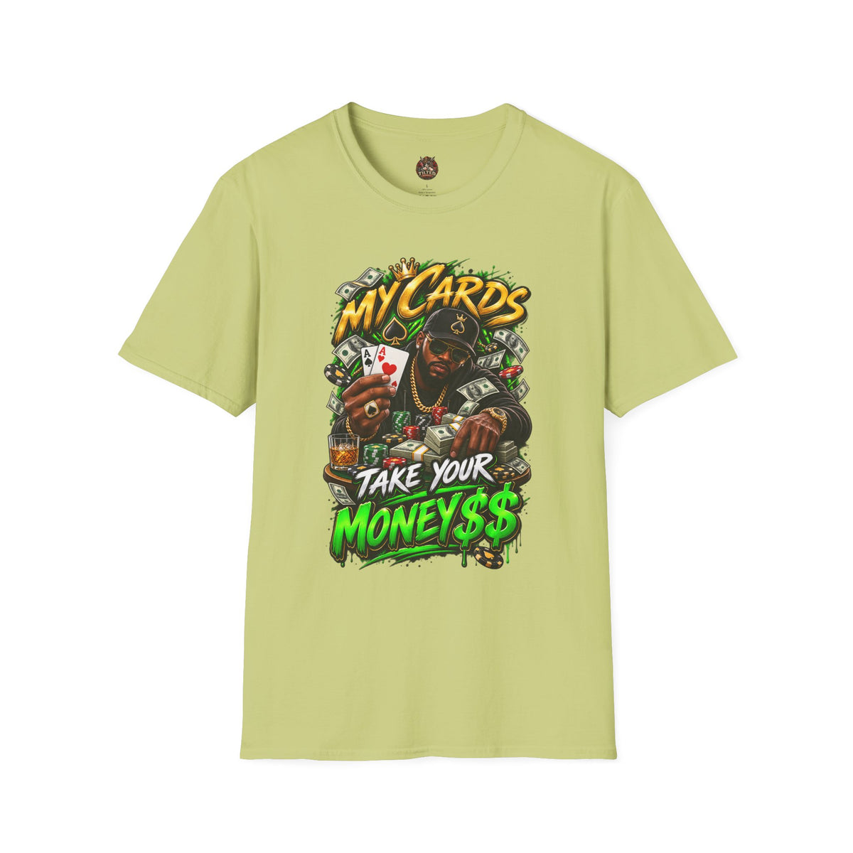 'My Cards, Take Your Money' Poker Streetwear Tee