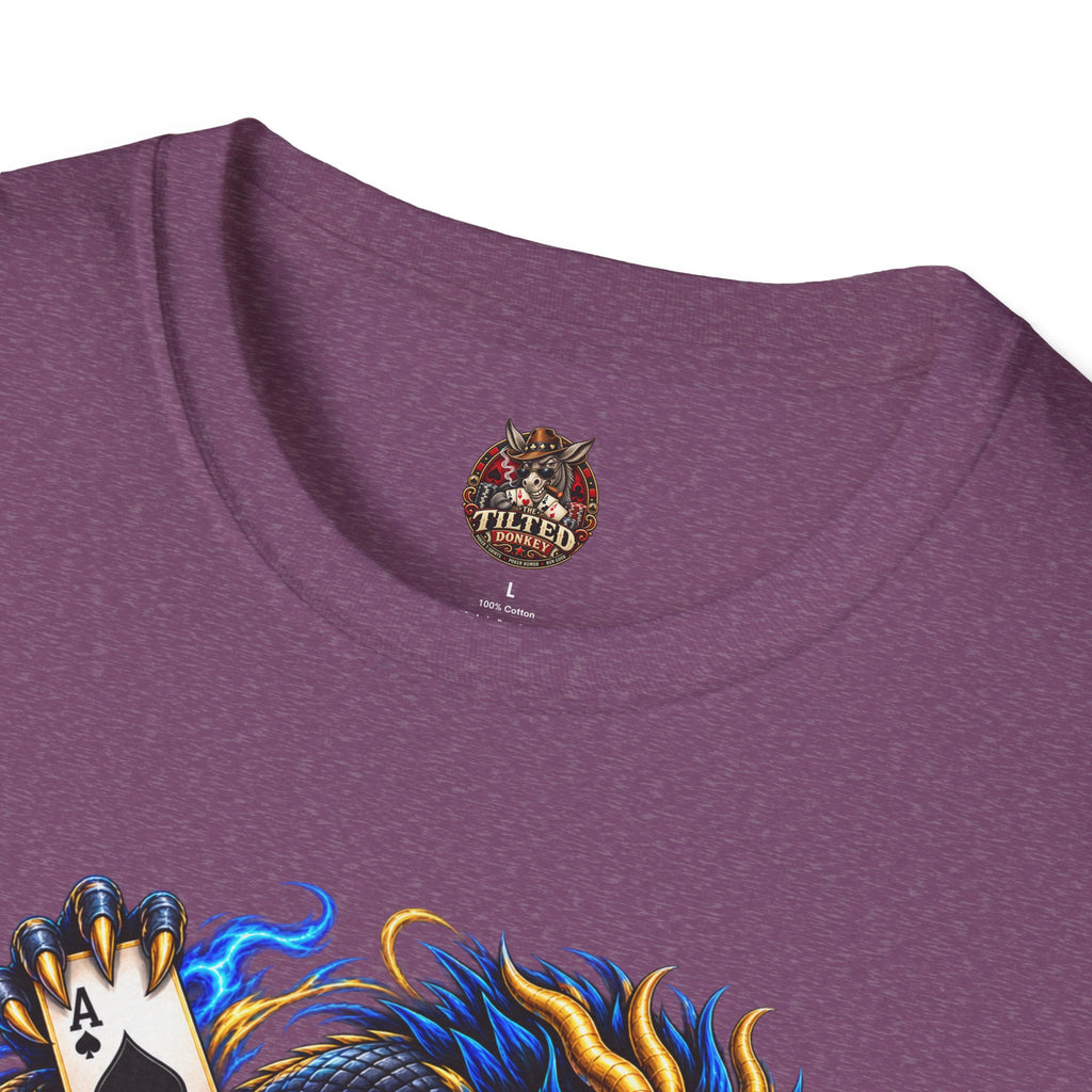 Poker 'Never Fold' T-Shirt — Graphic Card Shark Tee