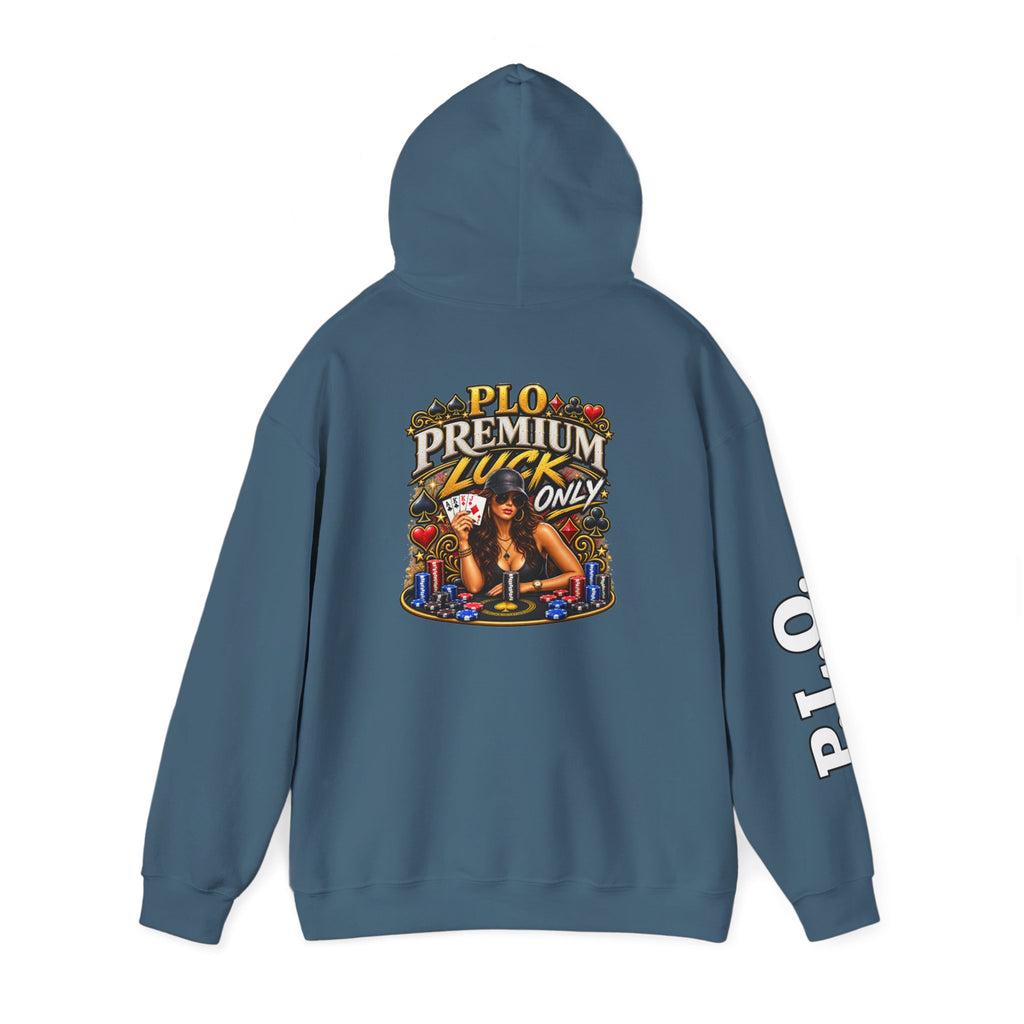 "Premium Luck Only" Women's Pinup Graphic Hoodie