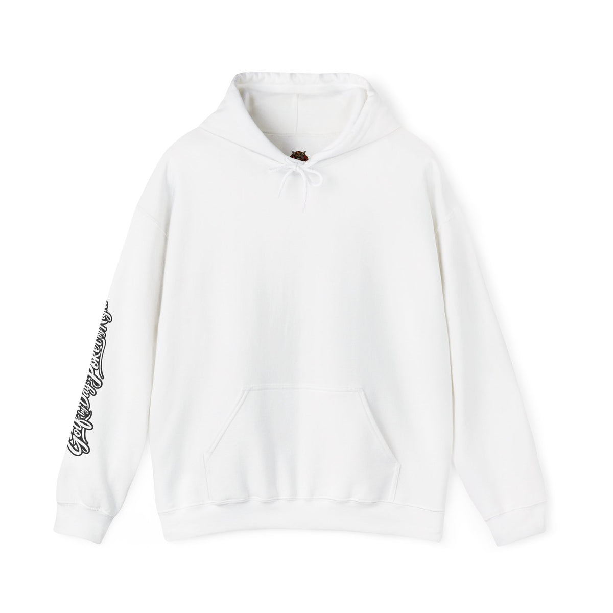 Golf Caddy/Poker Donkey Hoodie — Graphic Sleeve Script