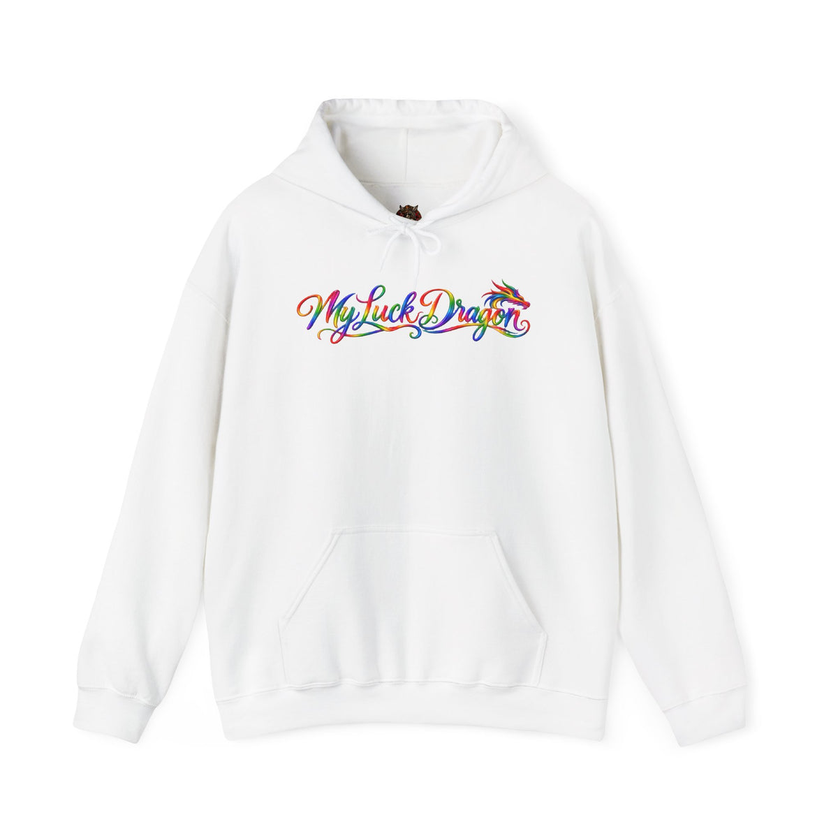 My Lucky Dragon Hoodie — Cute Blue Dragon Poker Graphic