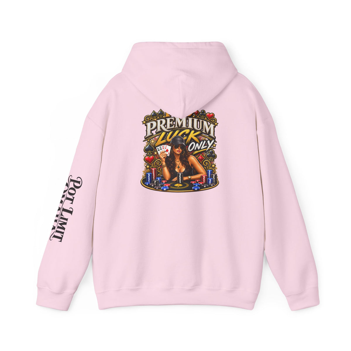 "Premium Luck Only" PLO Hoodie —Graphic Sweatshirt