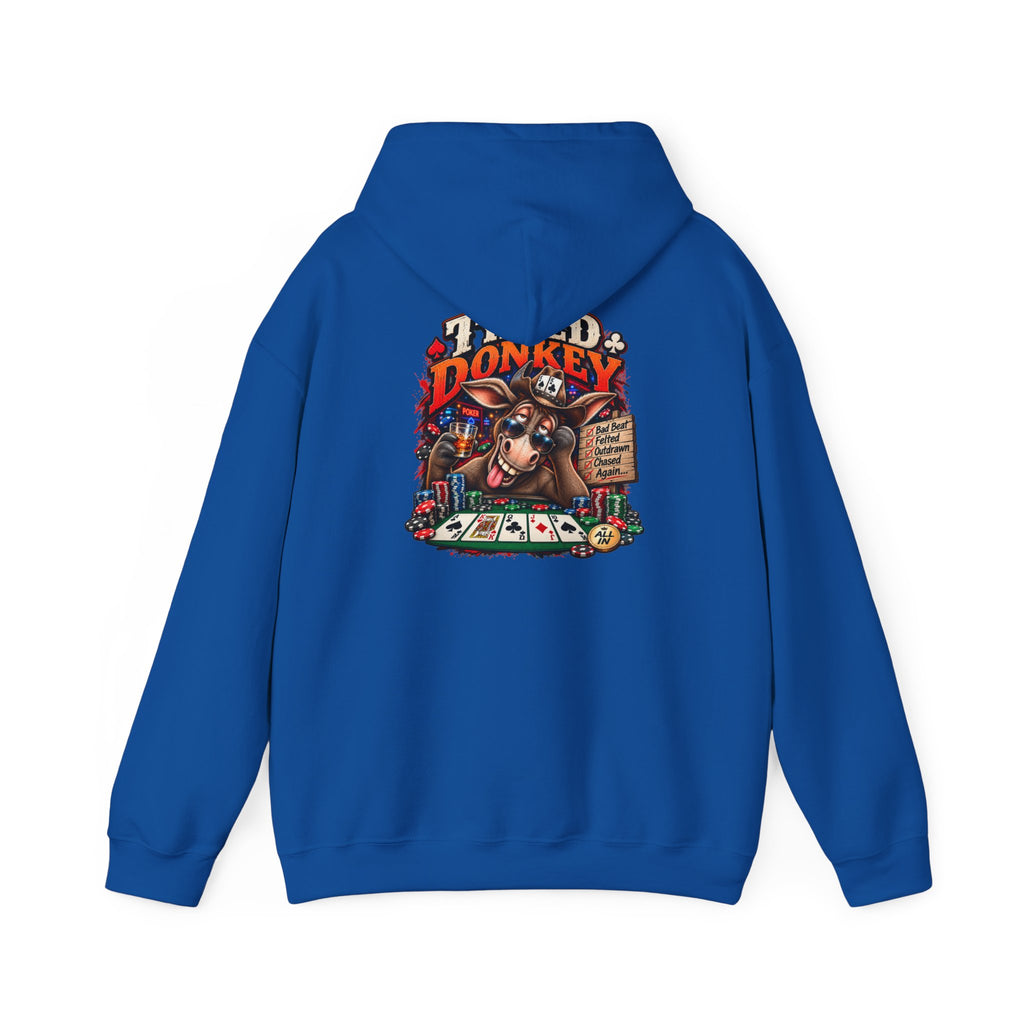 The Titled Donkey Hoodie — Retro Poker Graphic Pullover