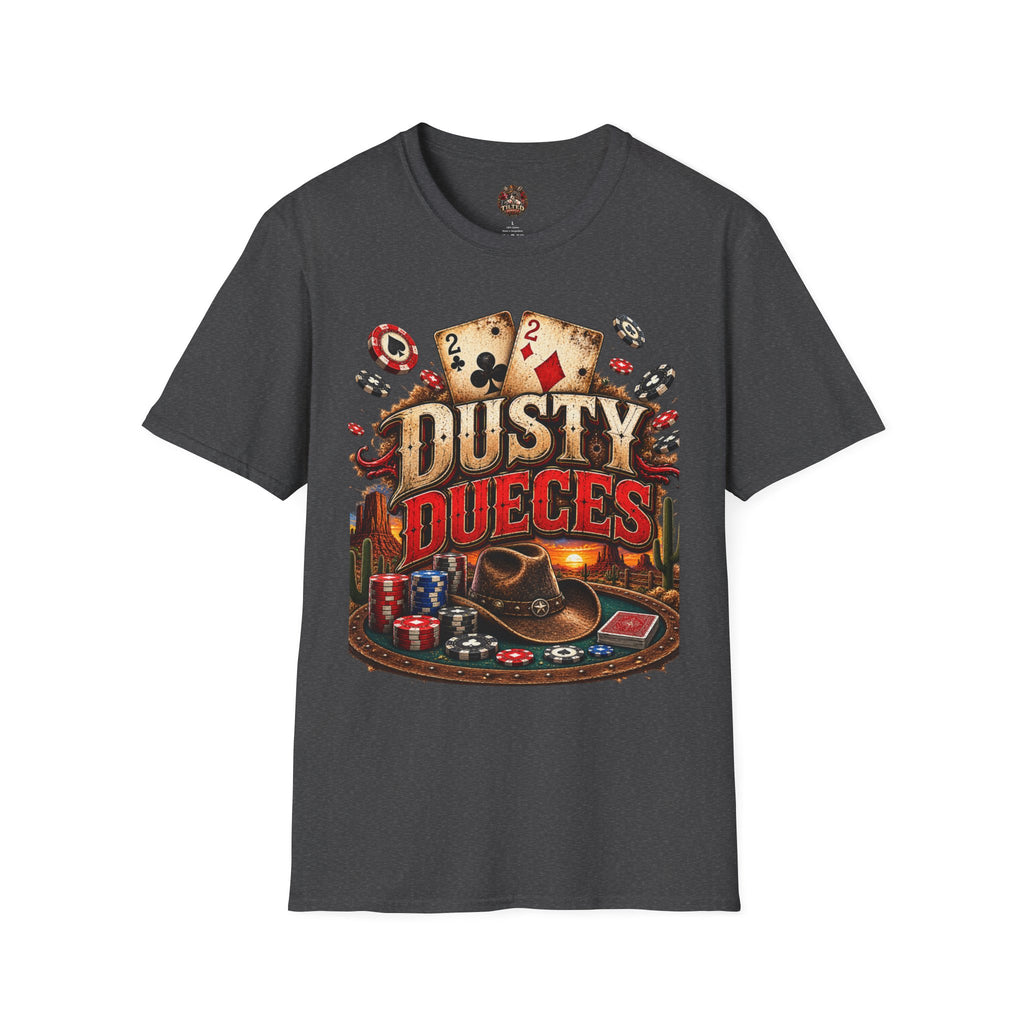 Dusty Deuces Vintage Poker T‑Shirt