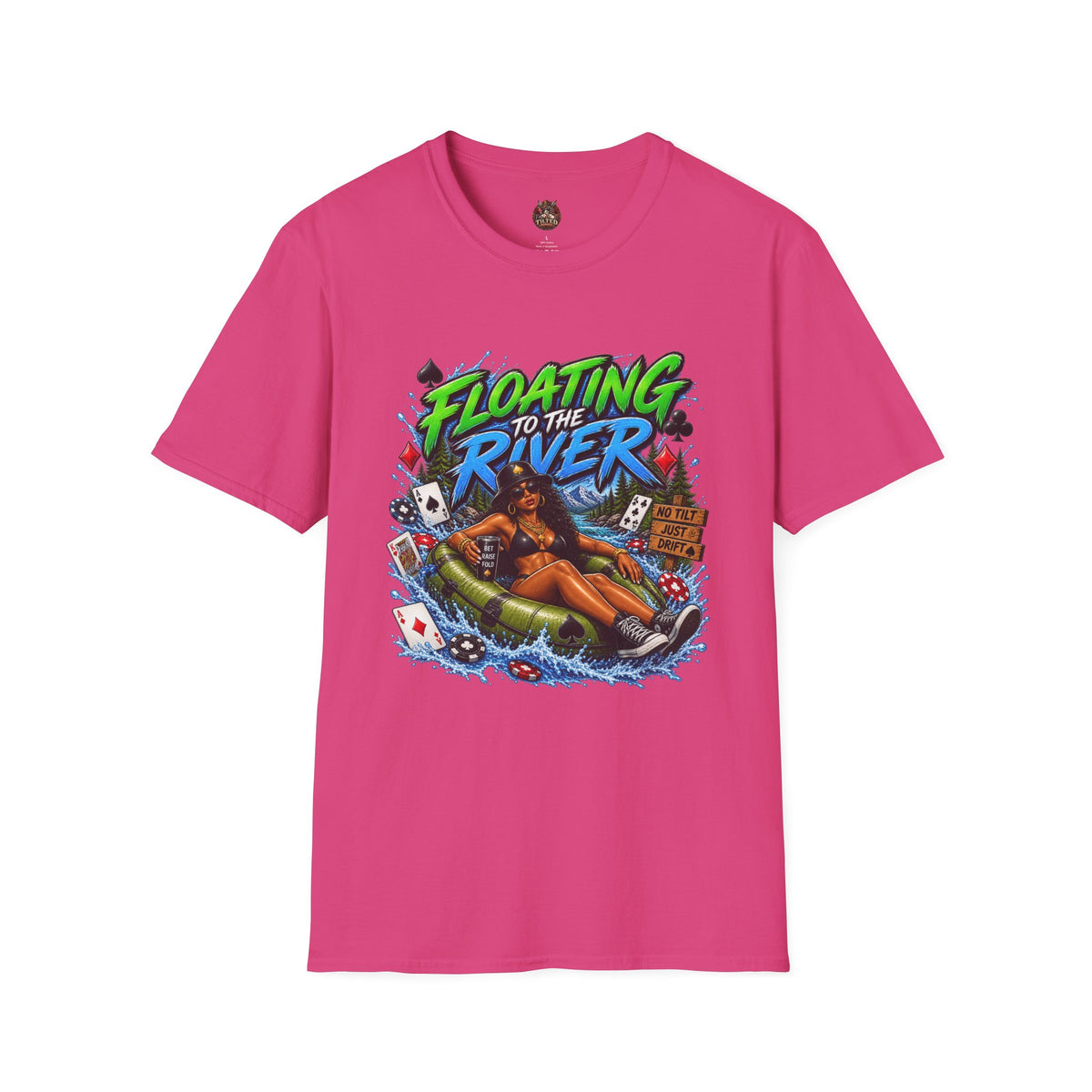 Floating to the River Poker Tee