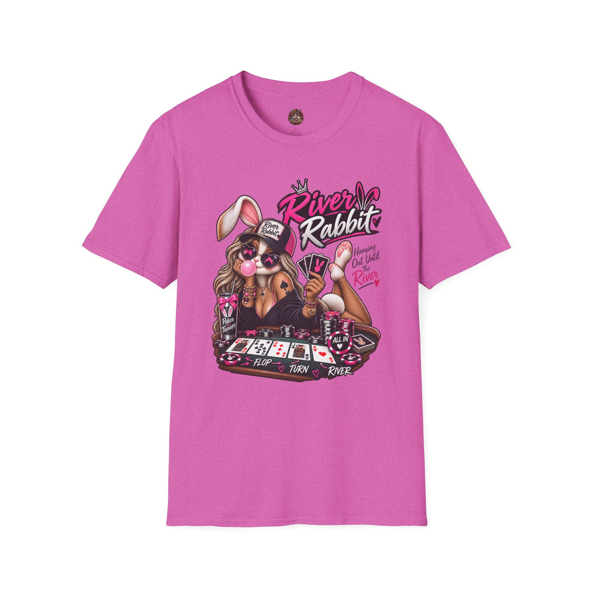 River Rabbit Poker T-Shirt