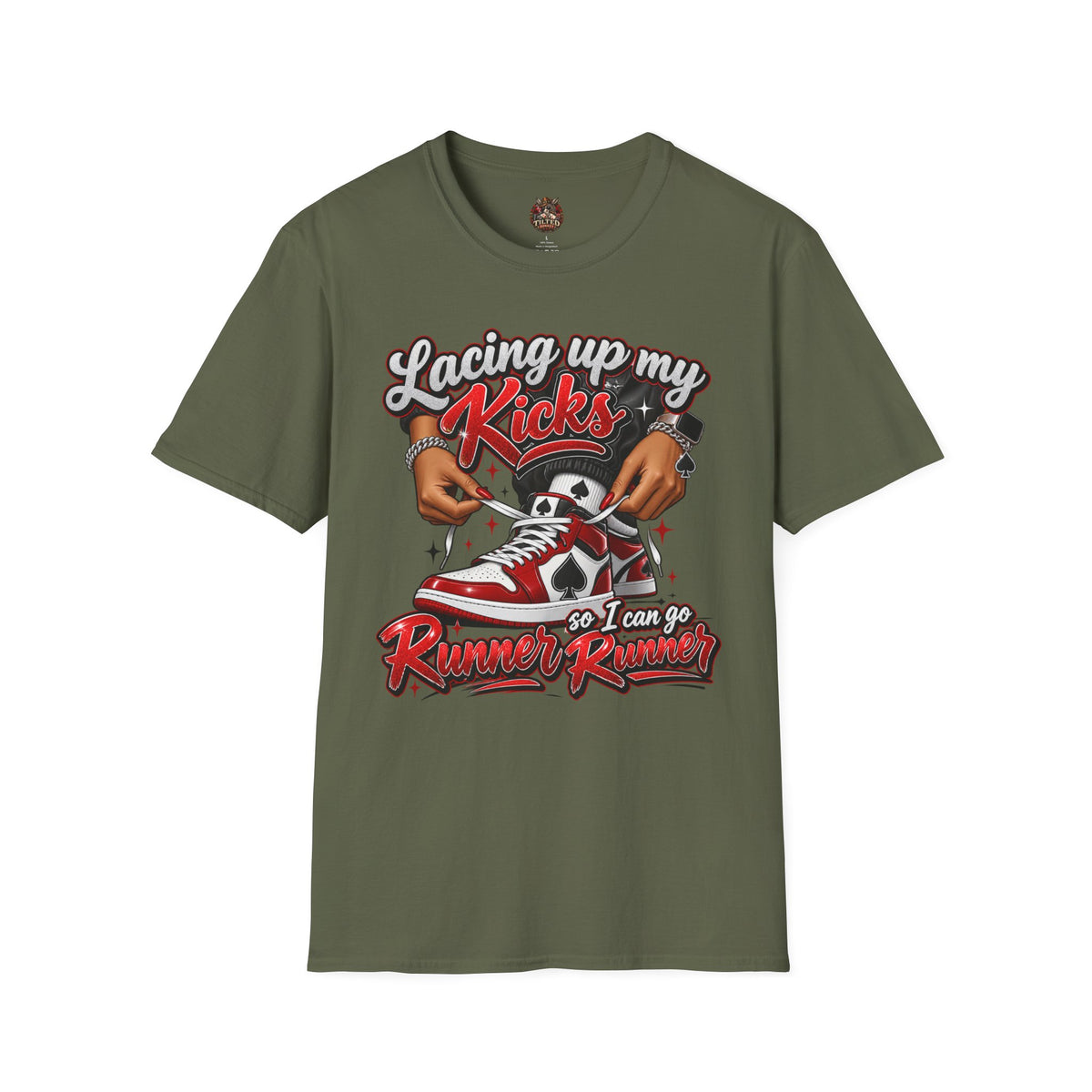 Sneakerhead T-Shirt — "Lacing Up My Kicks" Graphic Tee