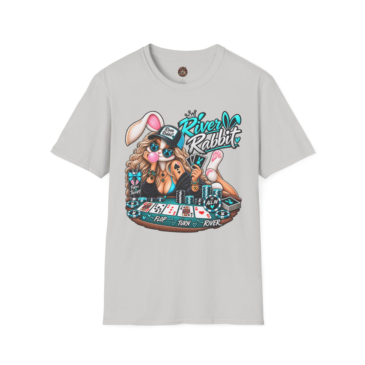 River Rabbit Poker T-Shirt