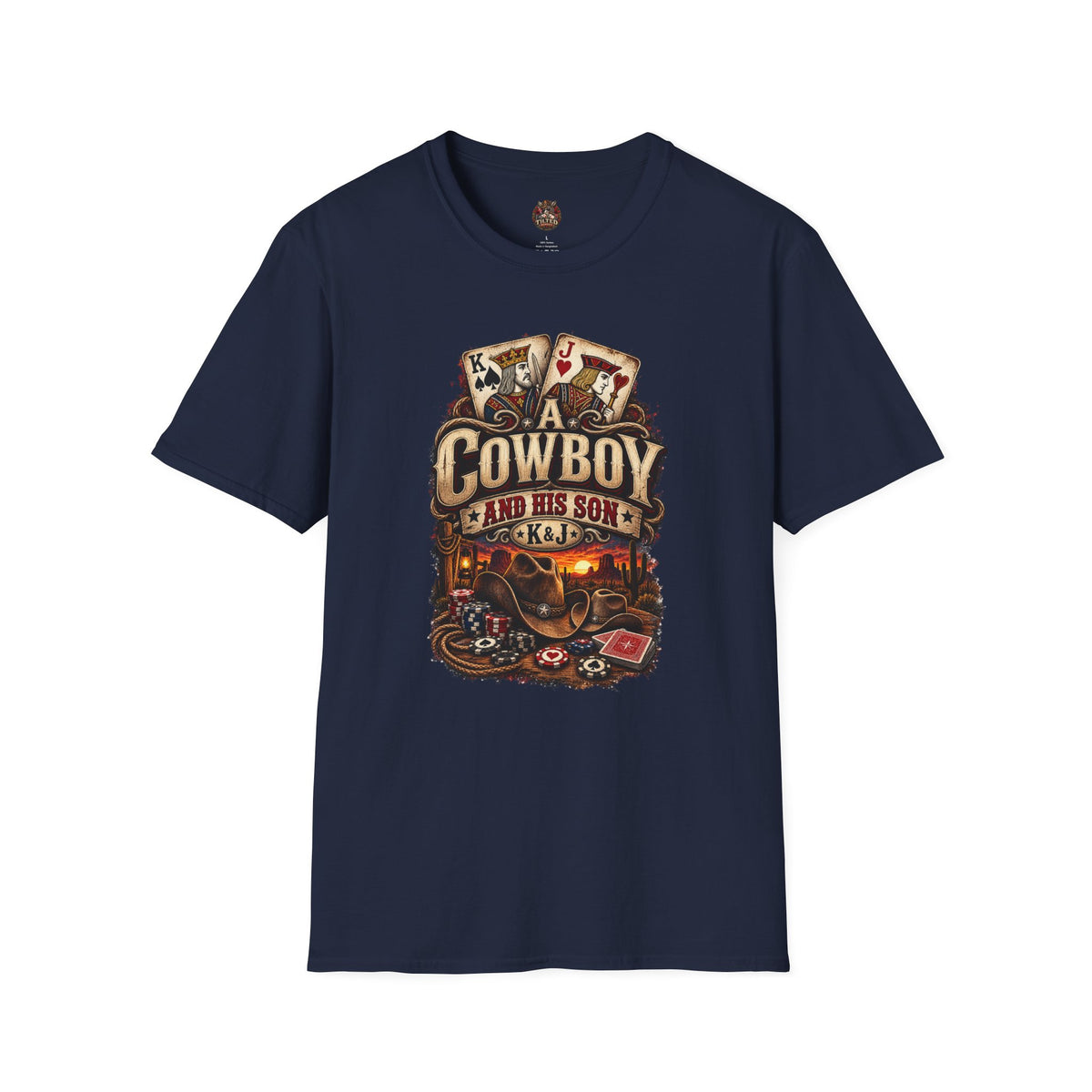Cowboy & Son T-Shirt – Western Poker