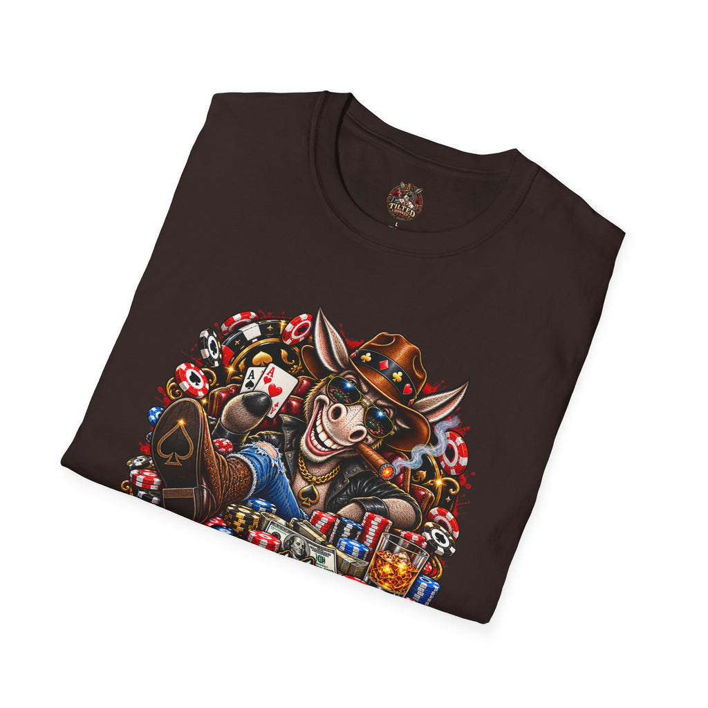 "Good Hands Make Good Stories" Poker Donkey Graphic Tee