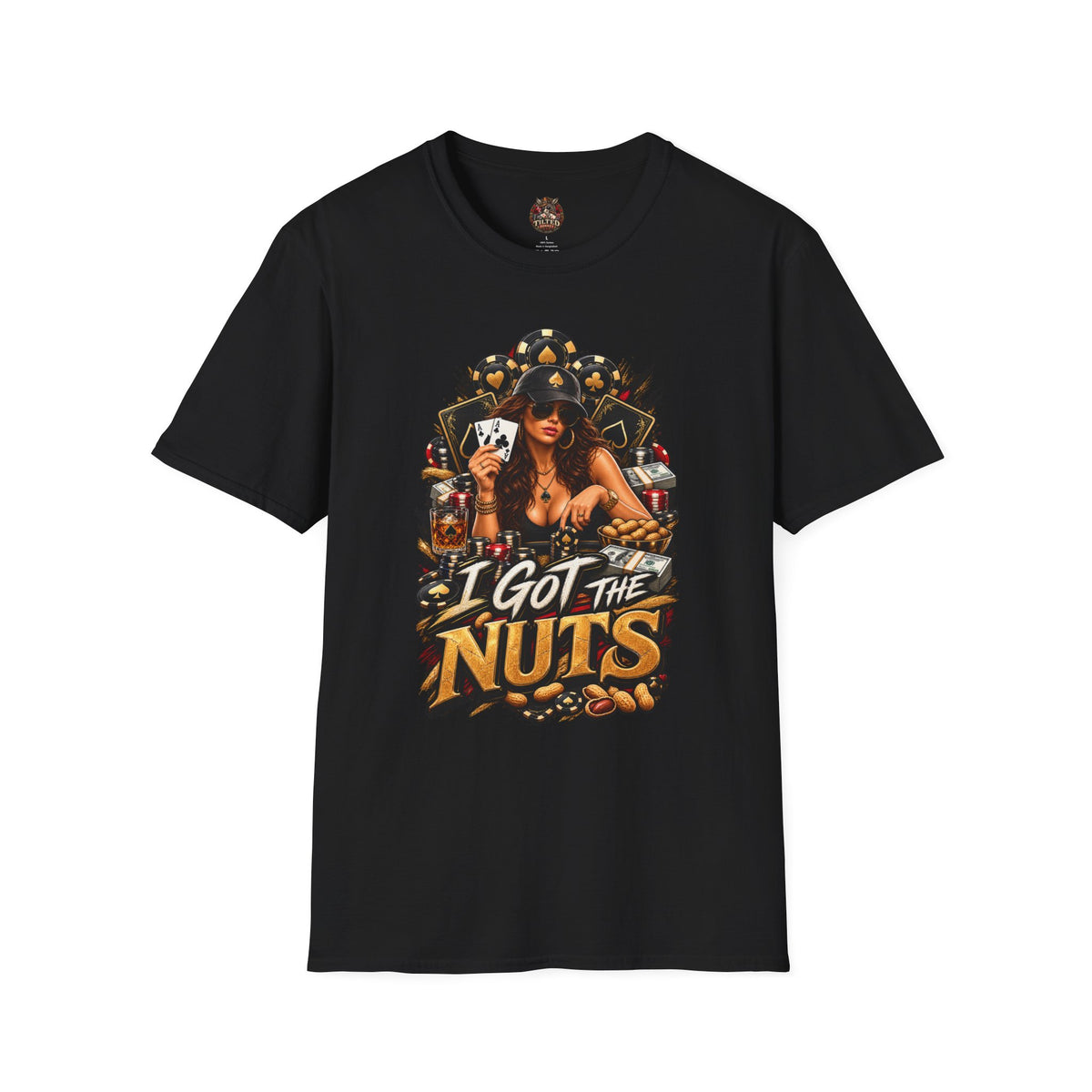 Poker Babe Tee – "I Got The Nuts"