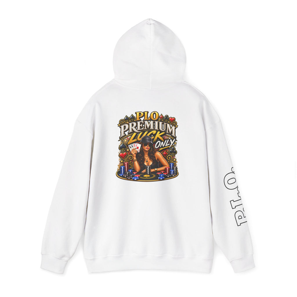 "Premium Luck Only" Women's Pinup Graphic Hoodie