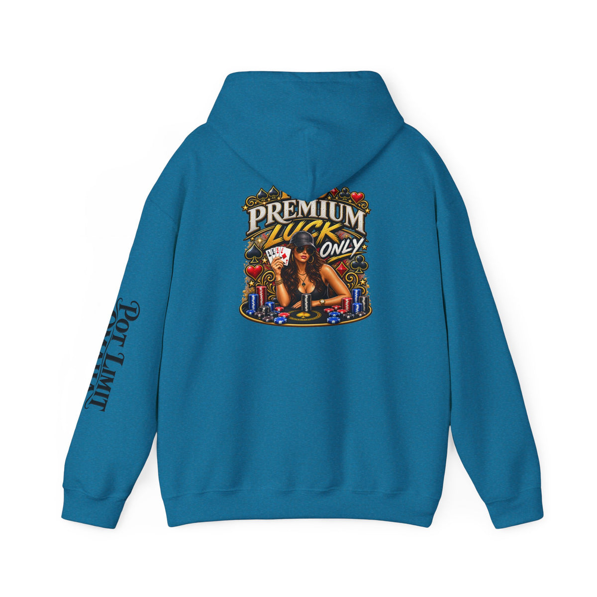 "Premium Luck Only" PLO Hoodie —Graphic Sweatshirt