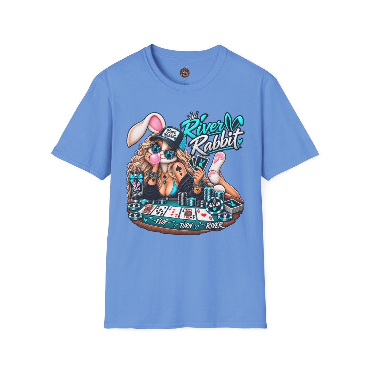 River Rabbit Poker T-Shirt