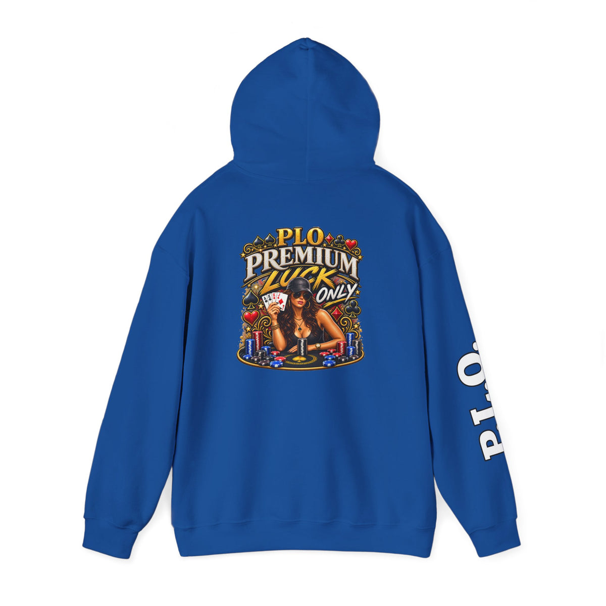 "Premium Luck Only" Women's Pinup Graphic Hoodie