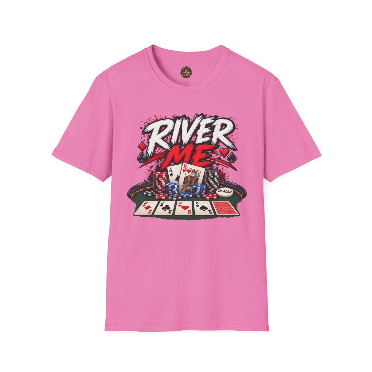 River Me Poker T-Shirt — Retro Graphic Tee