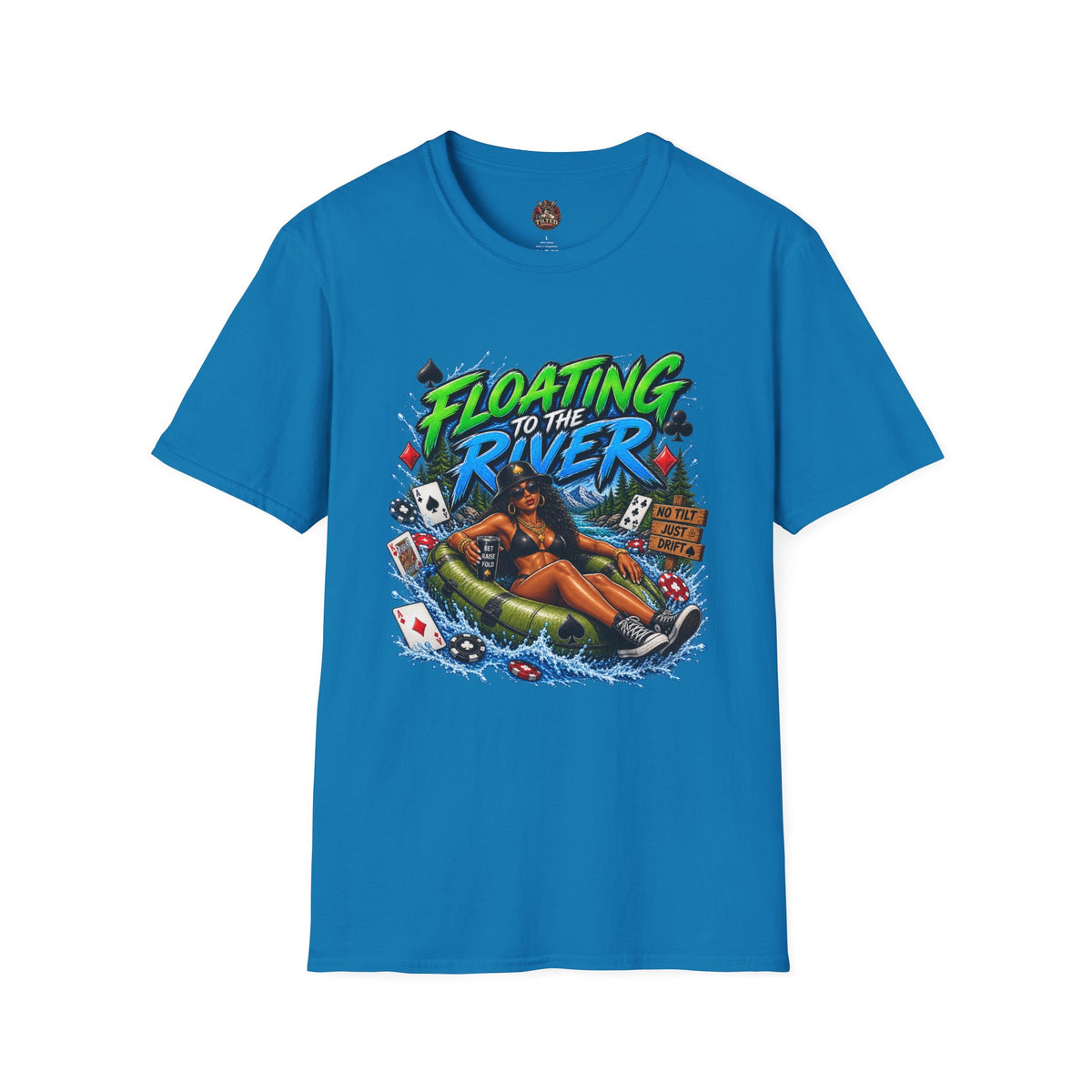 Floating to the River Poker Tee