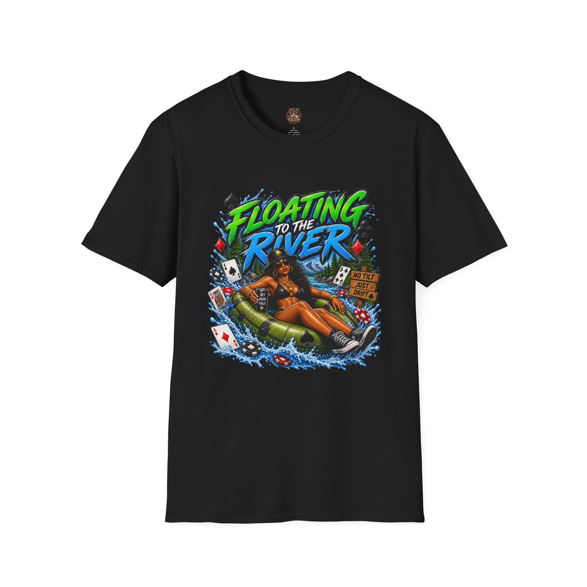 Floating to the River Poker Tee