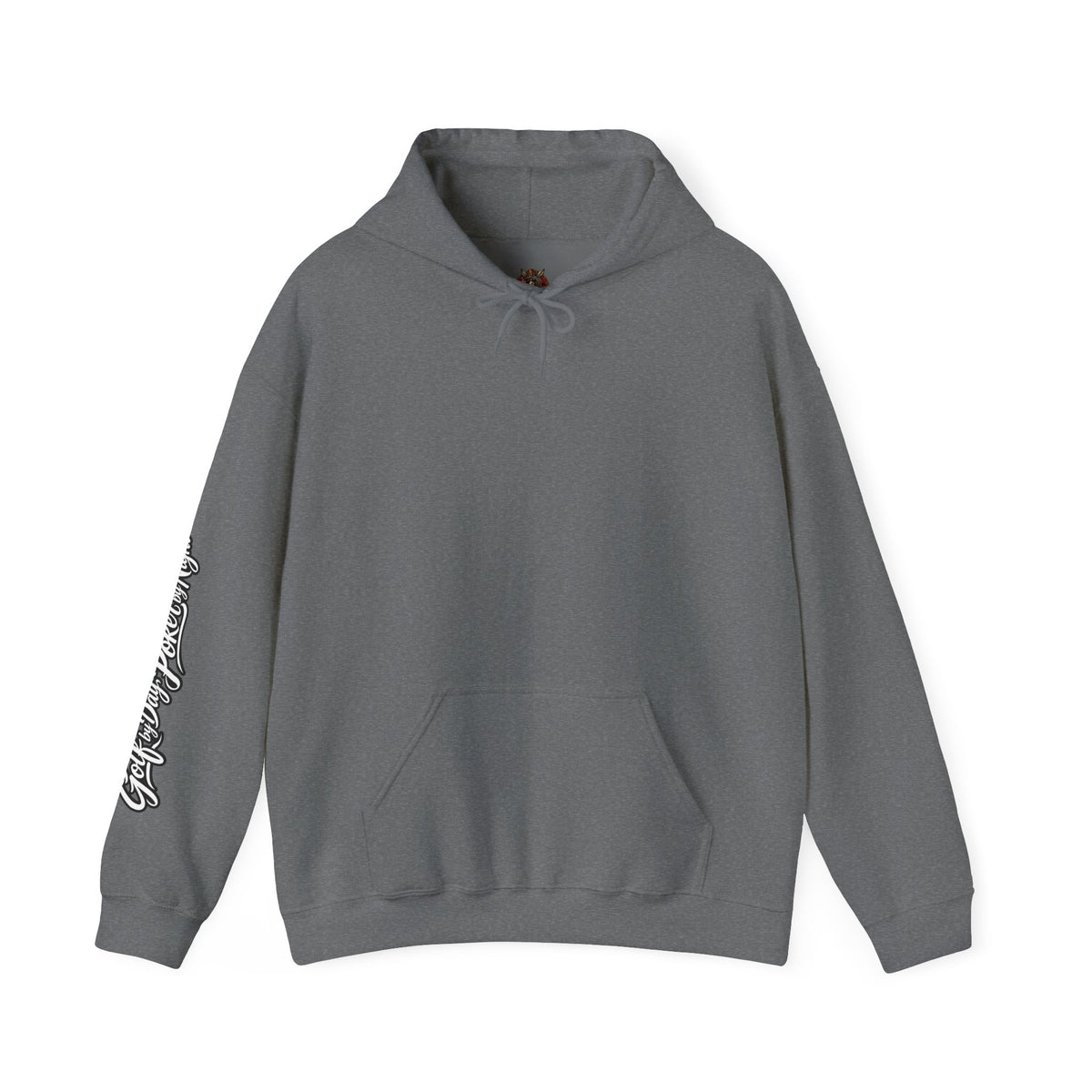 Golf Caddy/Poker Donkey Hoodie — Graphic Sleeve Script