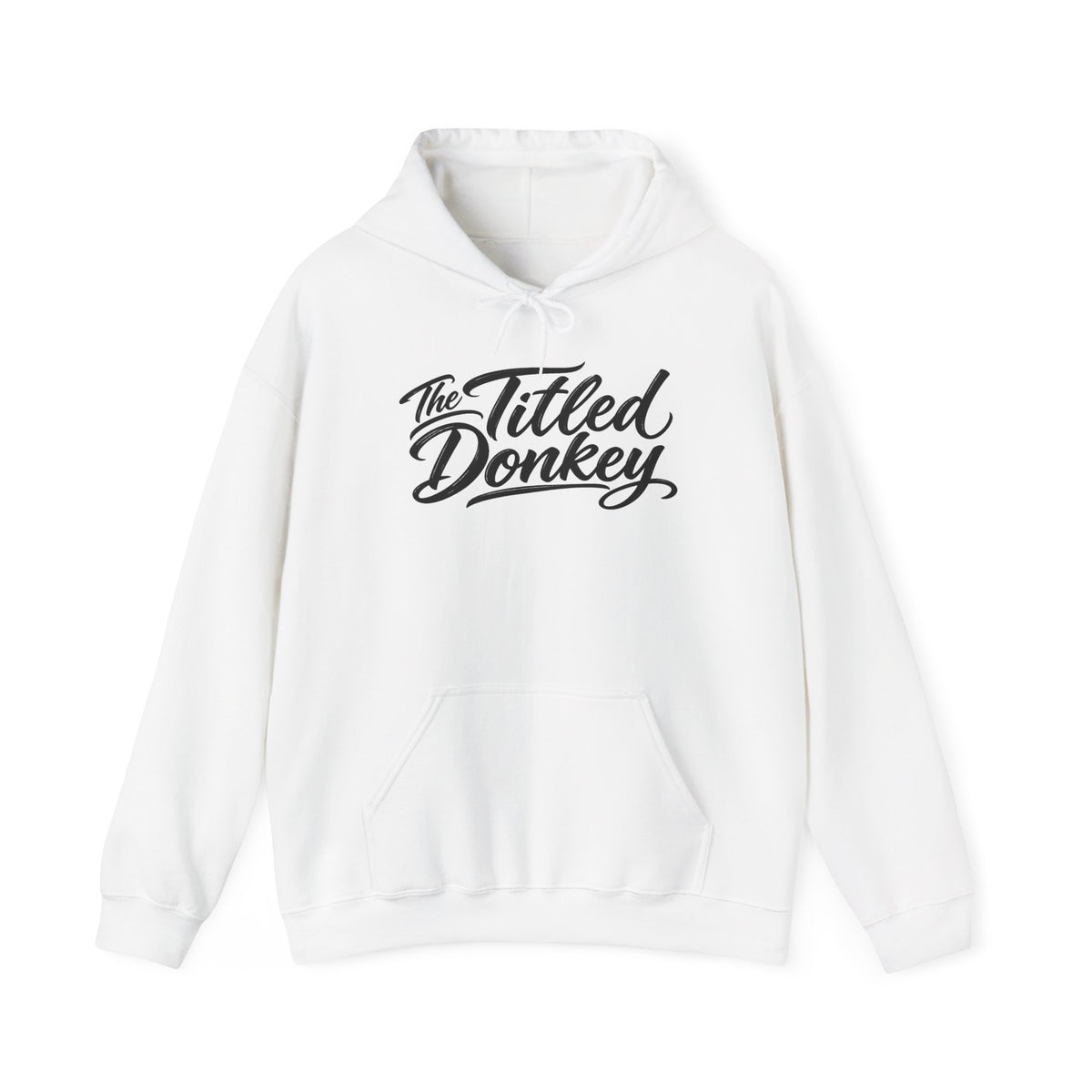 The Titled Donkey Hoodie — Retro Poker Graphic Pullover