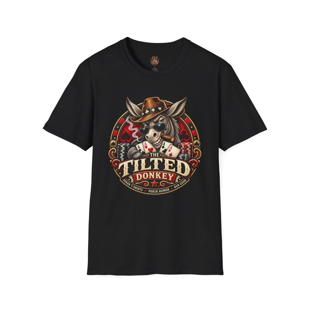Tilted Donkey Logo T-Shirt