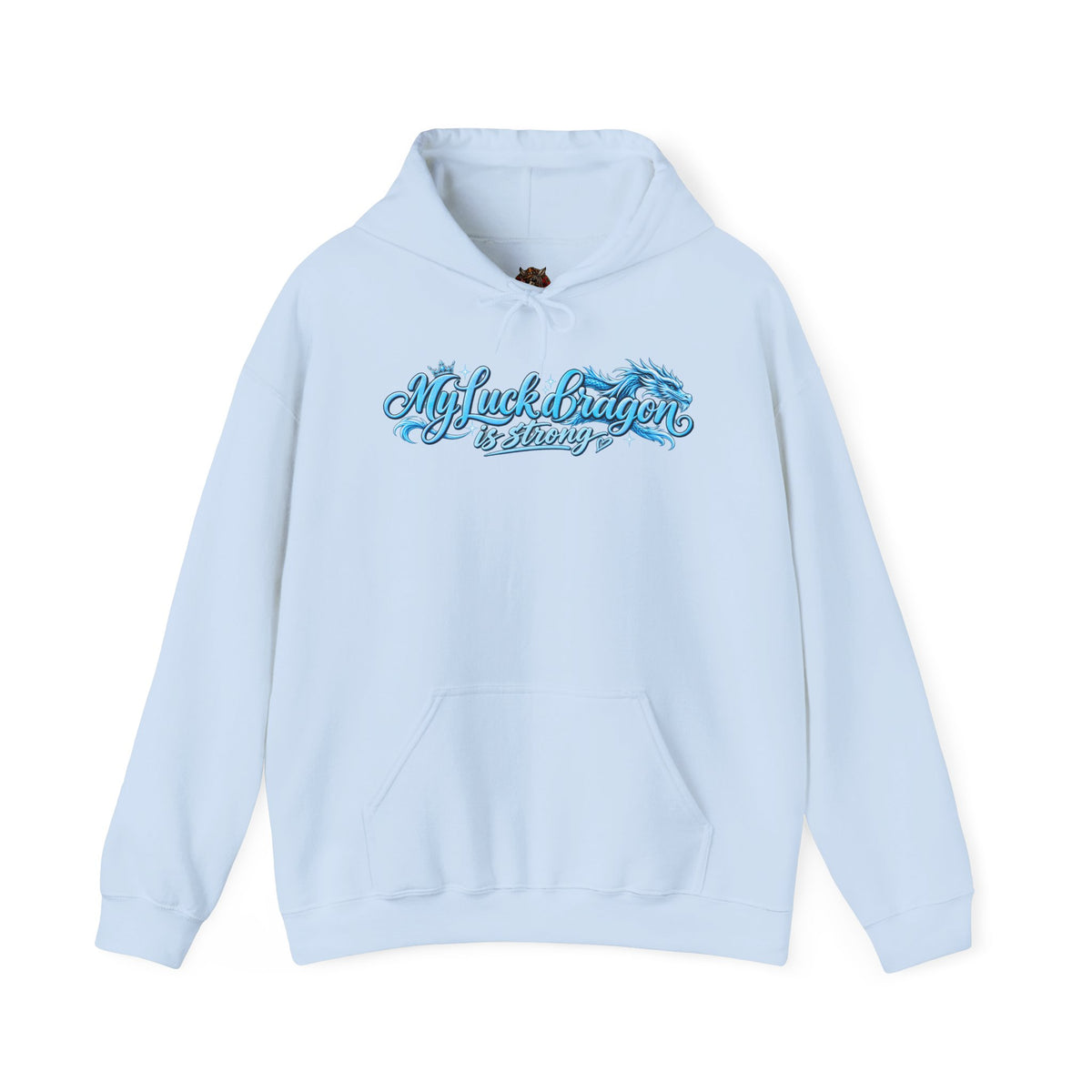 Dragon Poker Graphic Hoodie — “My luck dragon is strong”