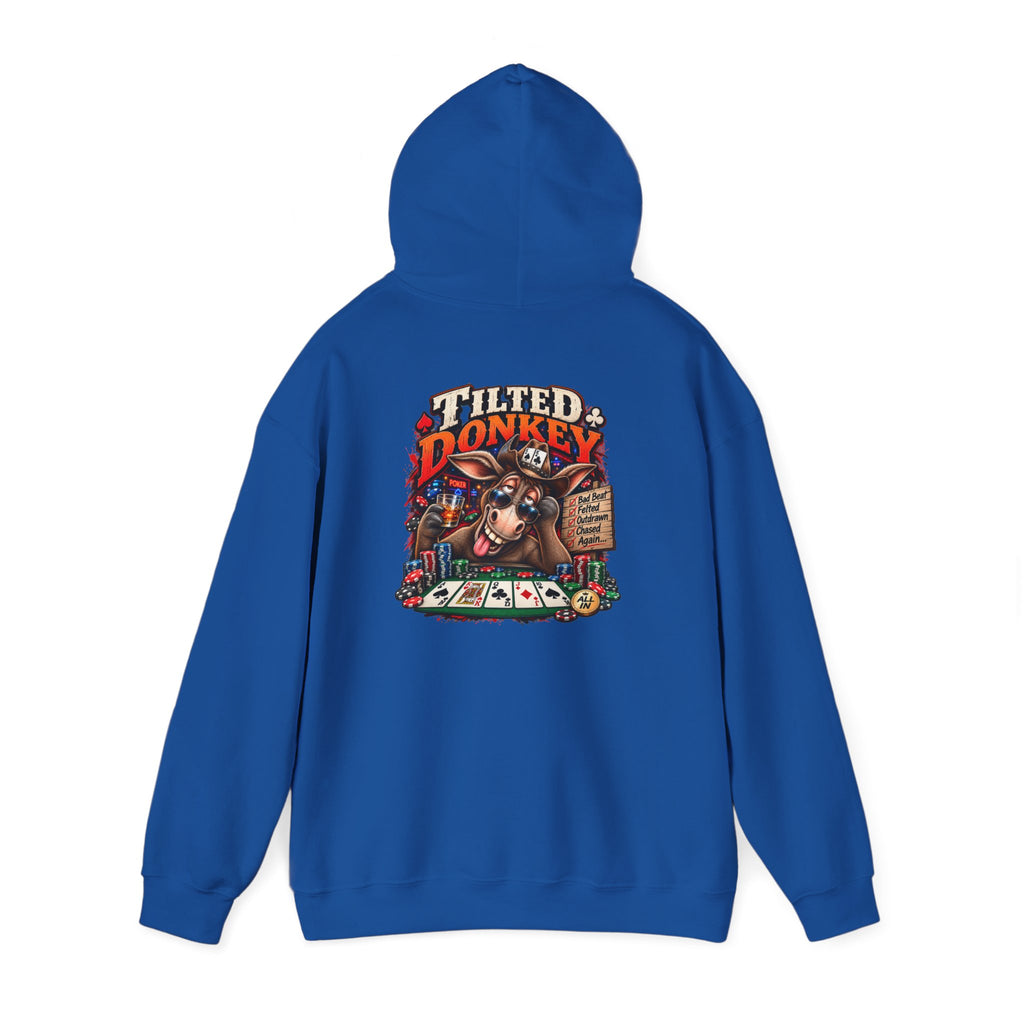 The Titled Donkey Hoodie — Retro Poker Graphic Pullover