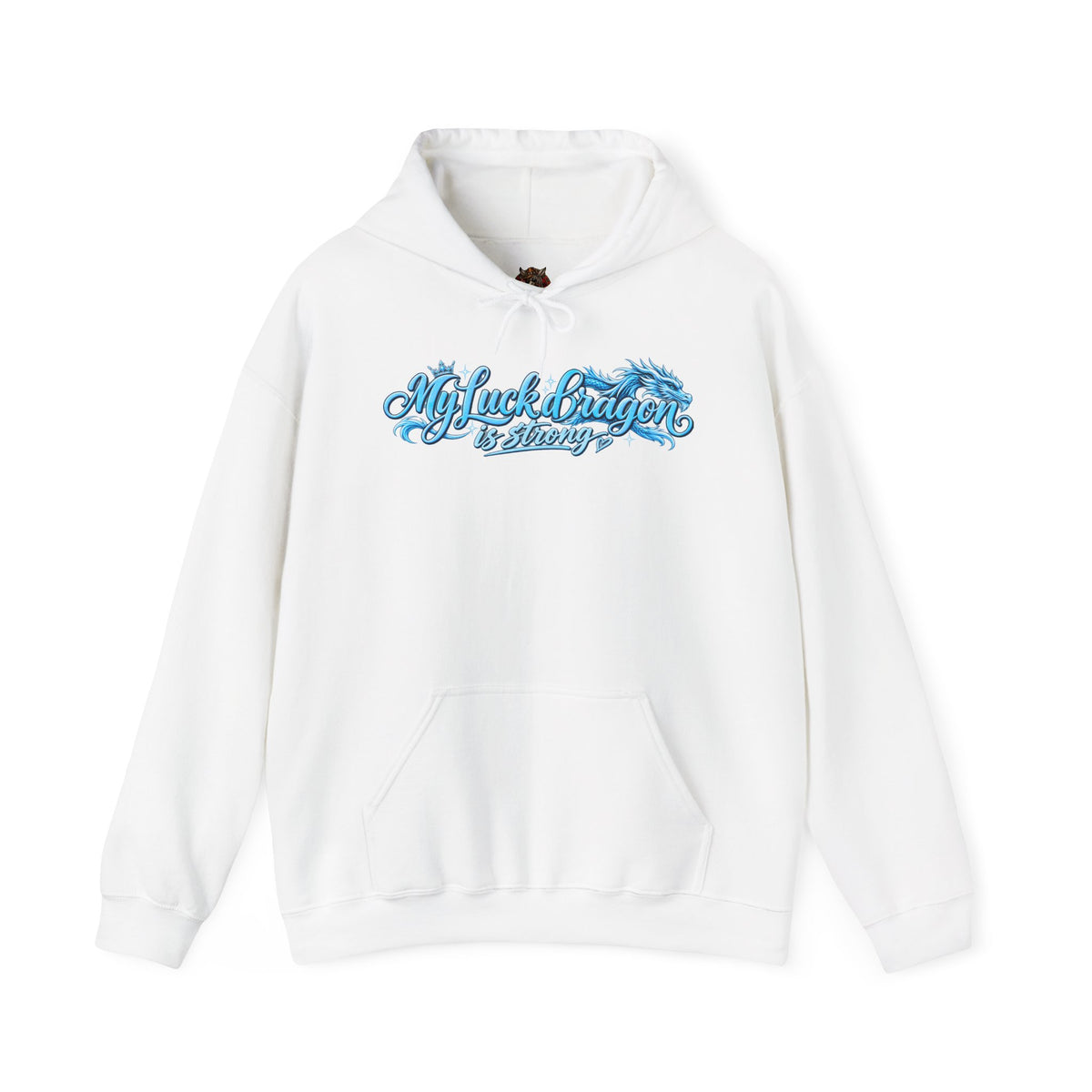 Dragon Poker Graphic Hoodie — “My luck dragon is strong”