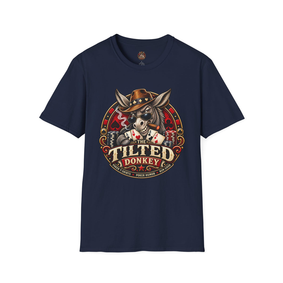 Tilted Donkey Logo T-Shirt