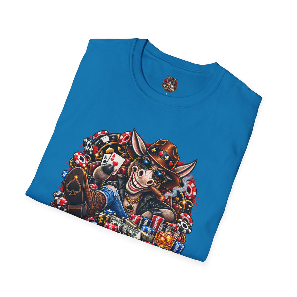 "Good Hands Make Good Stories" Poker Donkey Graphic Tee