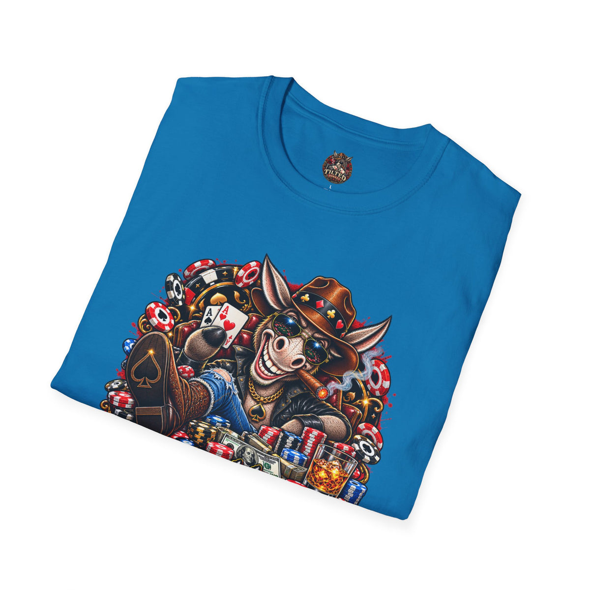 "Good Hands Make Good Stories" Poker Donkey Graphic Tee