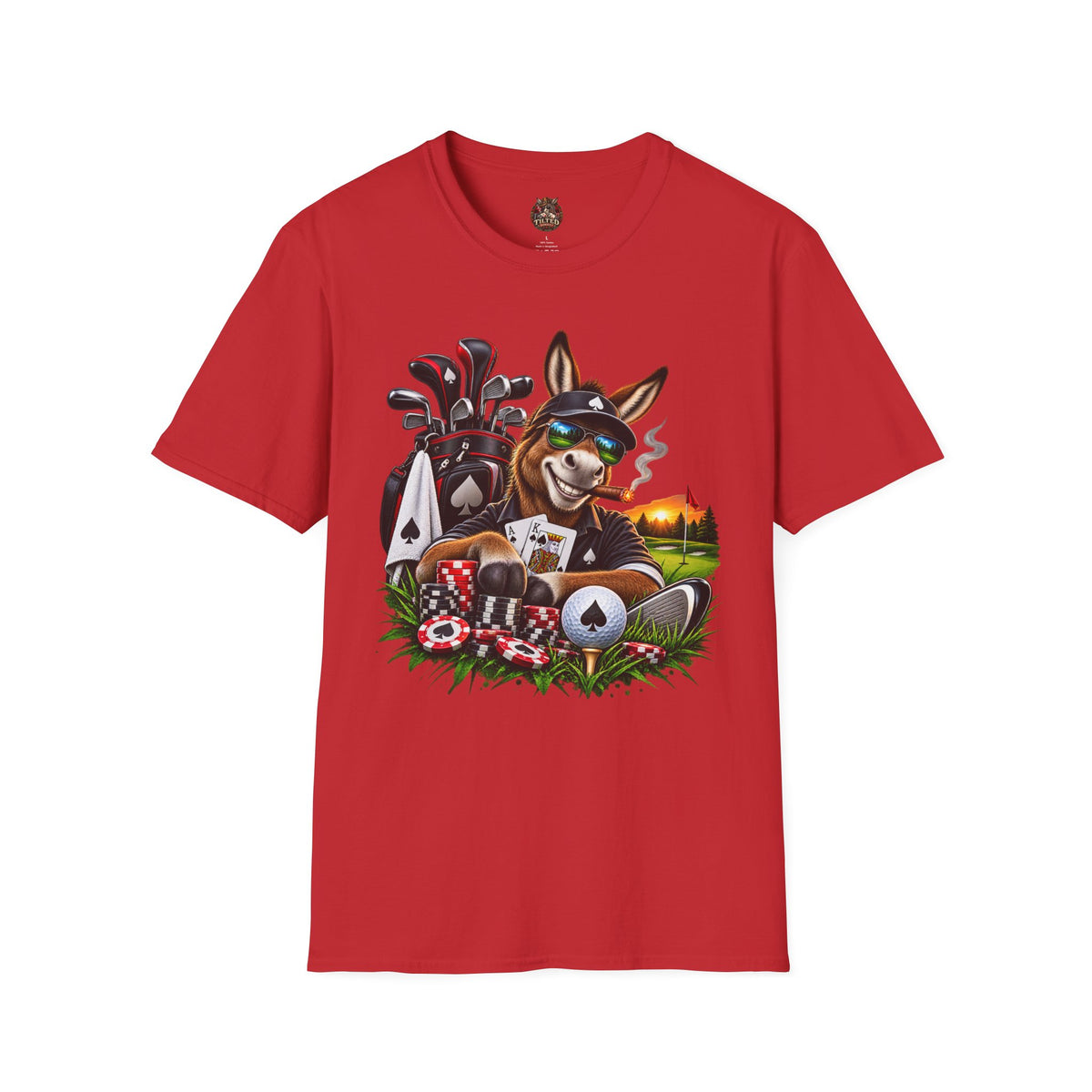 Donkey Poker Night T-Shirt — Funny Poker Tee