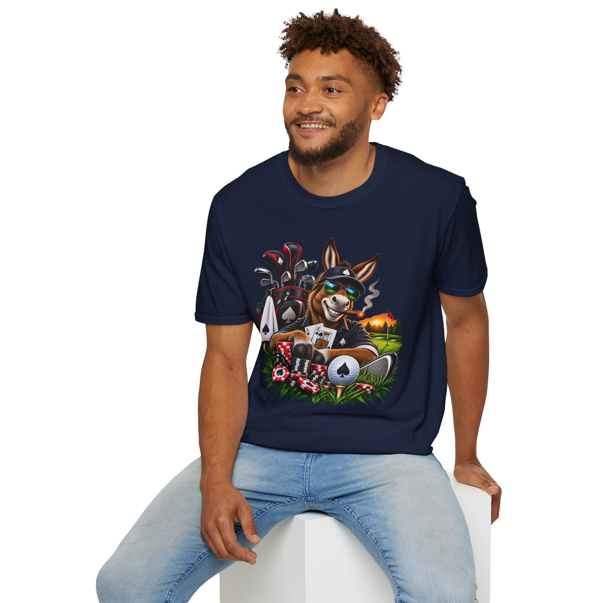 Donkey Poker Night T-Shirt — Funny Poker Tee