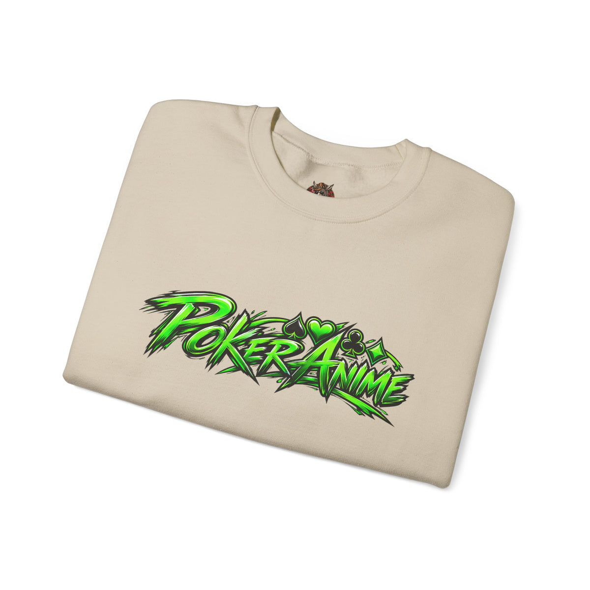 Poker Anime Check Raise Crewneck Sweatshirt