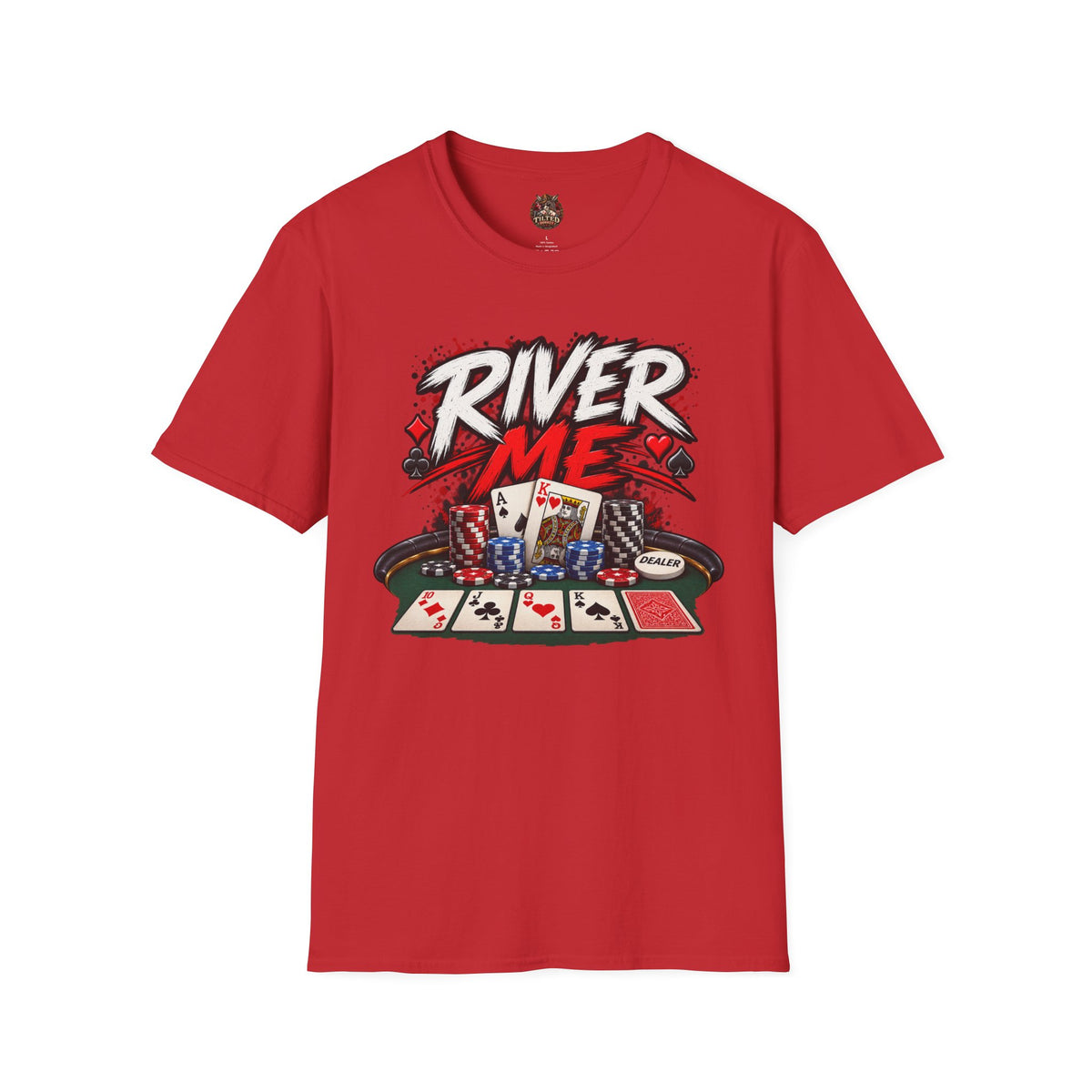 River Me Poker T-Shirt — Retro Graphic Tee