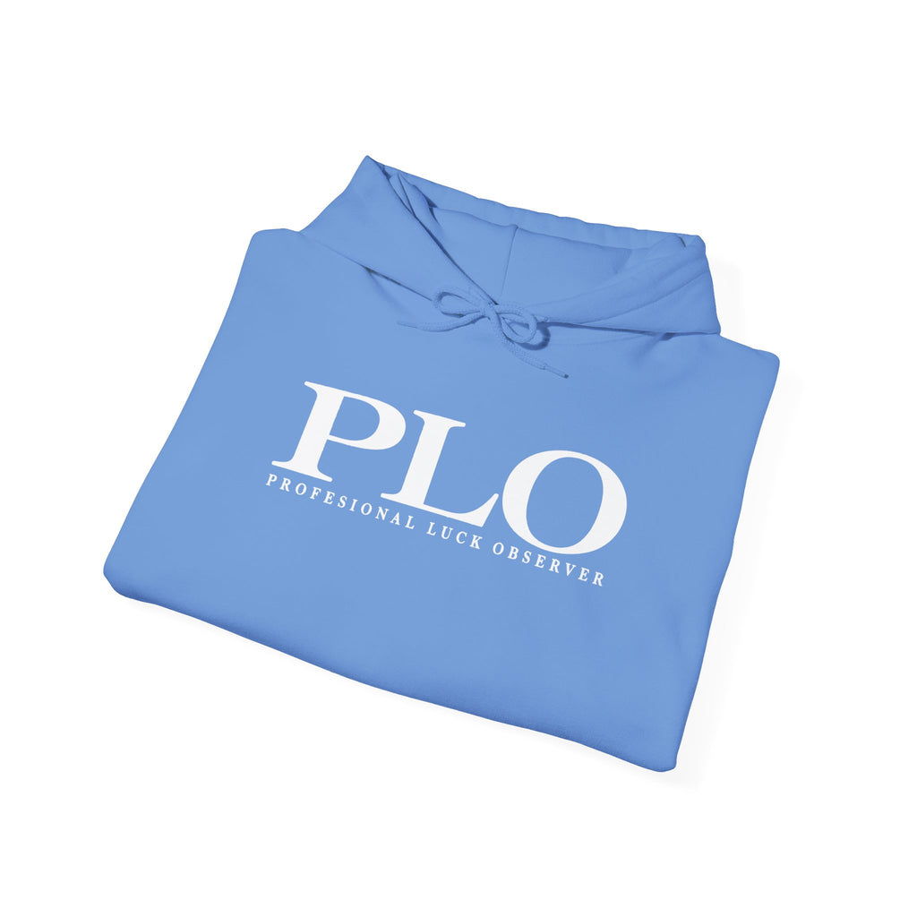 P.L.O. Pot-Limit Omaha Graphic Hooded Sweatshirt-"Professional Luck Observer"