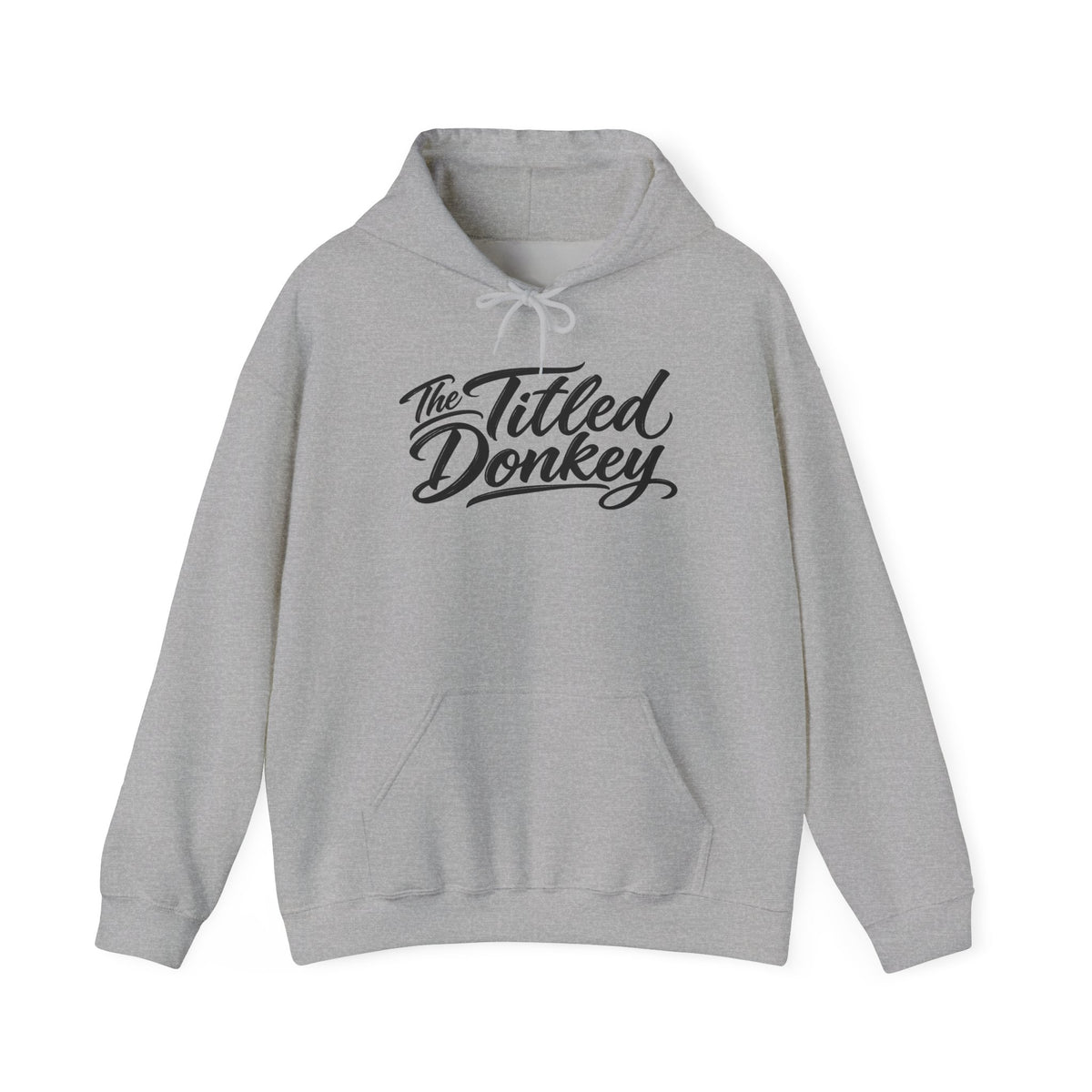 The Titled Donkey Hoodie — Retro Poker Graphic Pullover