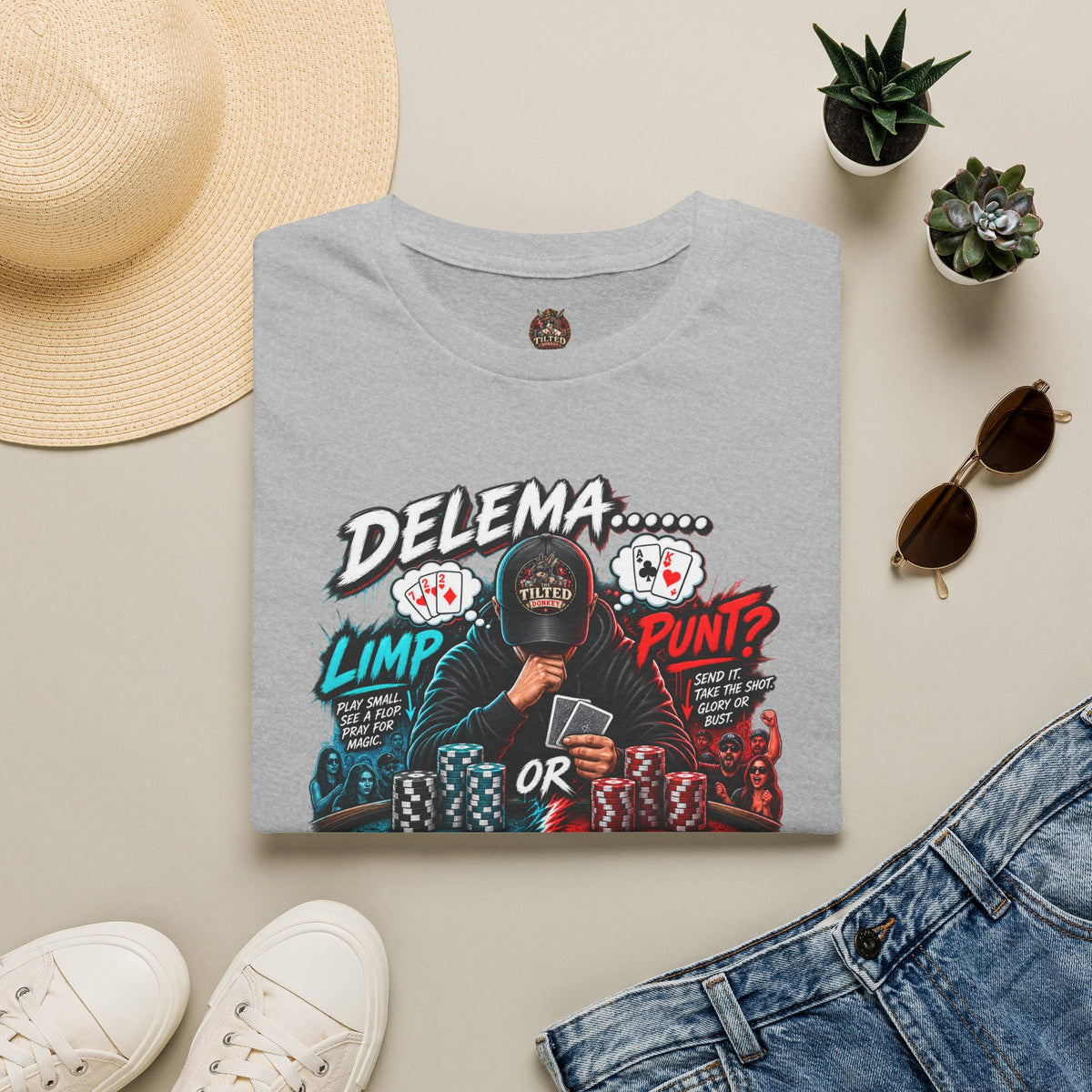 Poker Dilemma Graphic T-shirt