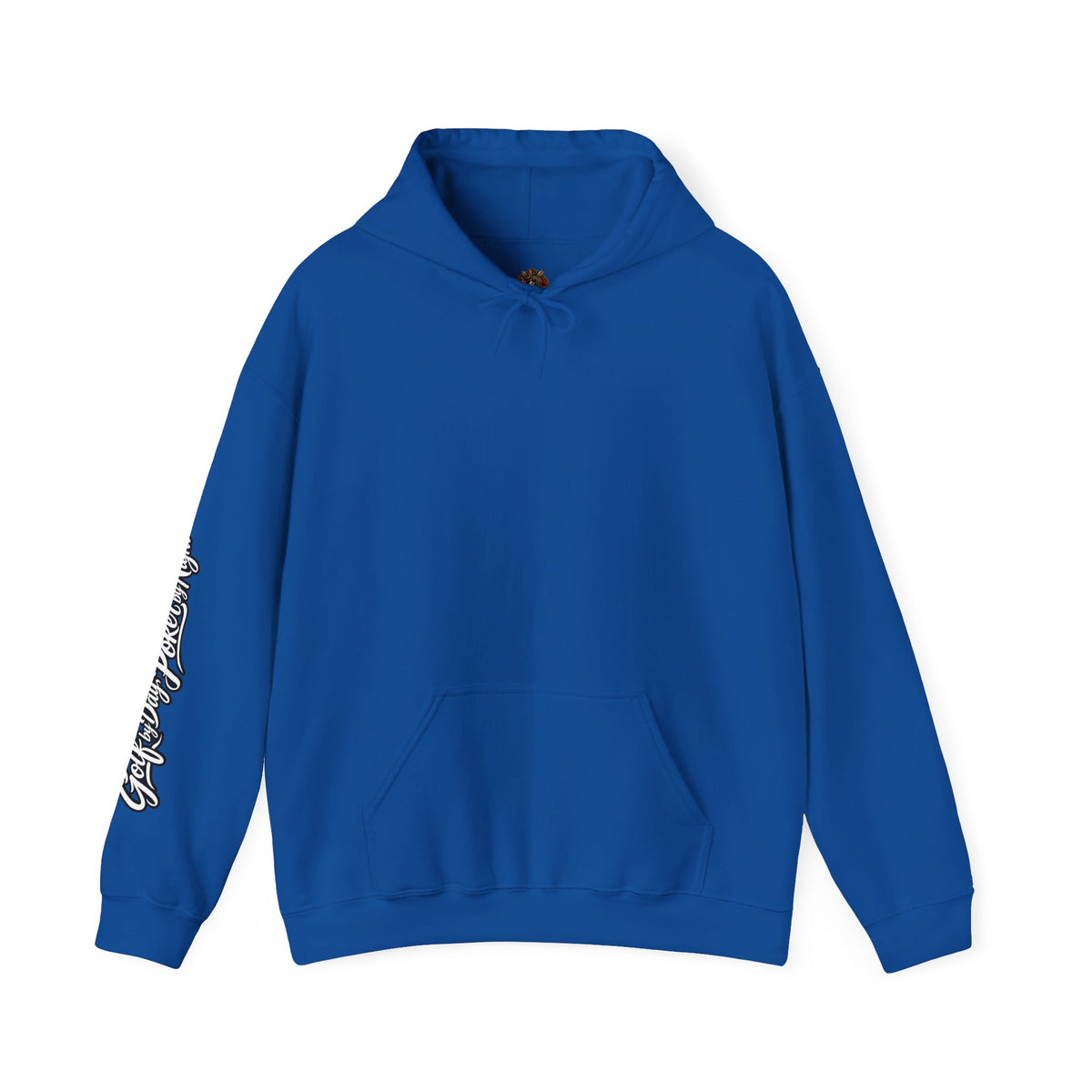 Golf Caddy/Poker Donkey Hoodie — Graphic Sleeve Script