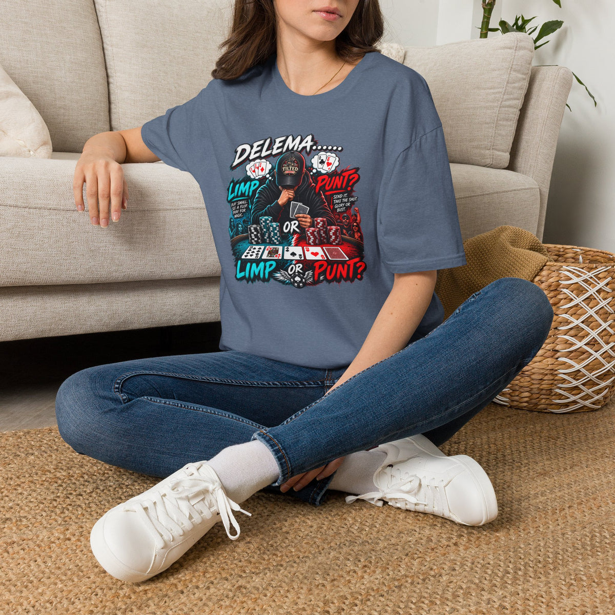Poker Dilemma Graphic T-shirt