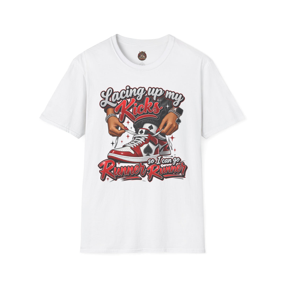 Sneakerhead T-Shirt — "Lacing Up My Kicks" Graphic Tee