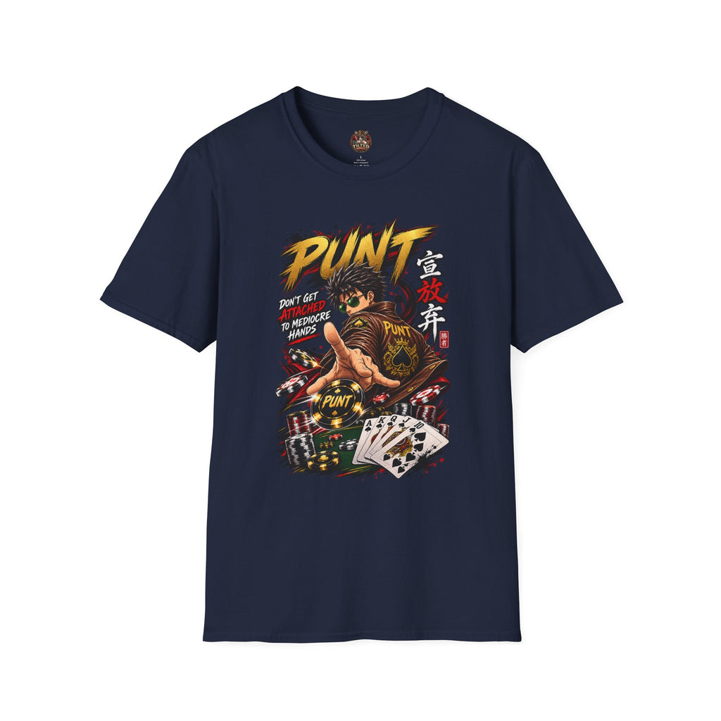 Poker Punt Anime Graphic Tee