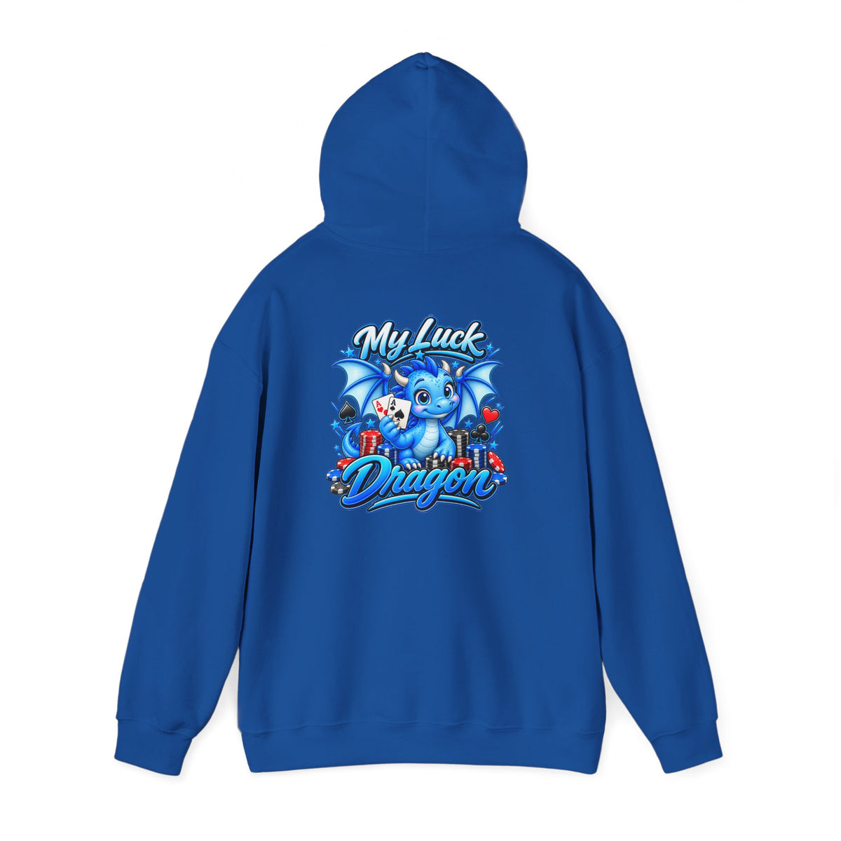 My Luck Dragon Poker Hooded Sweatshirt