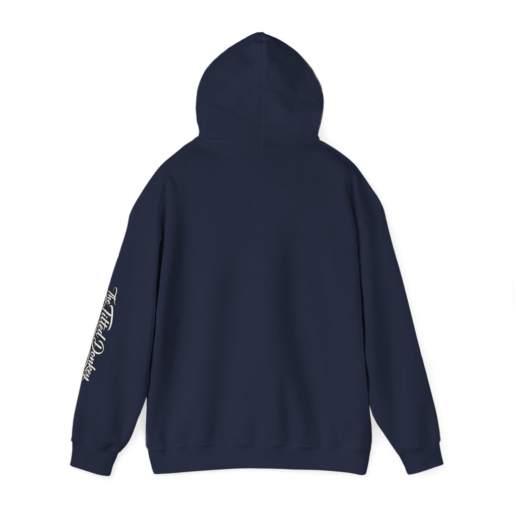 Tilted Donkey Graphic Hoodie — Fold a Lot Poker Design
