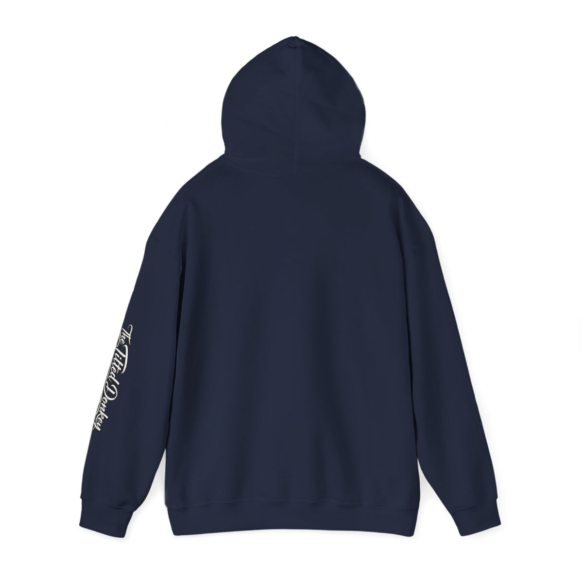 Tilted Donkey Graphic Hoodie — Fold a Lot Poker Design