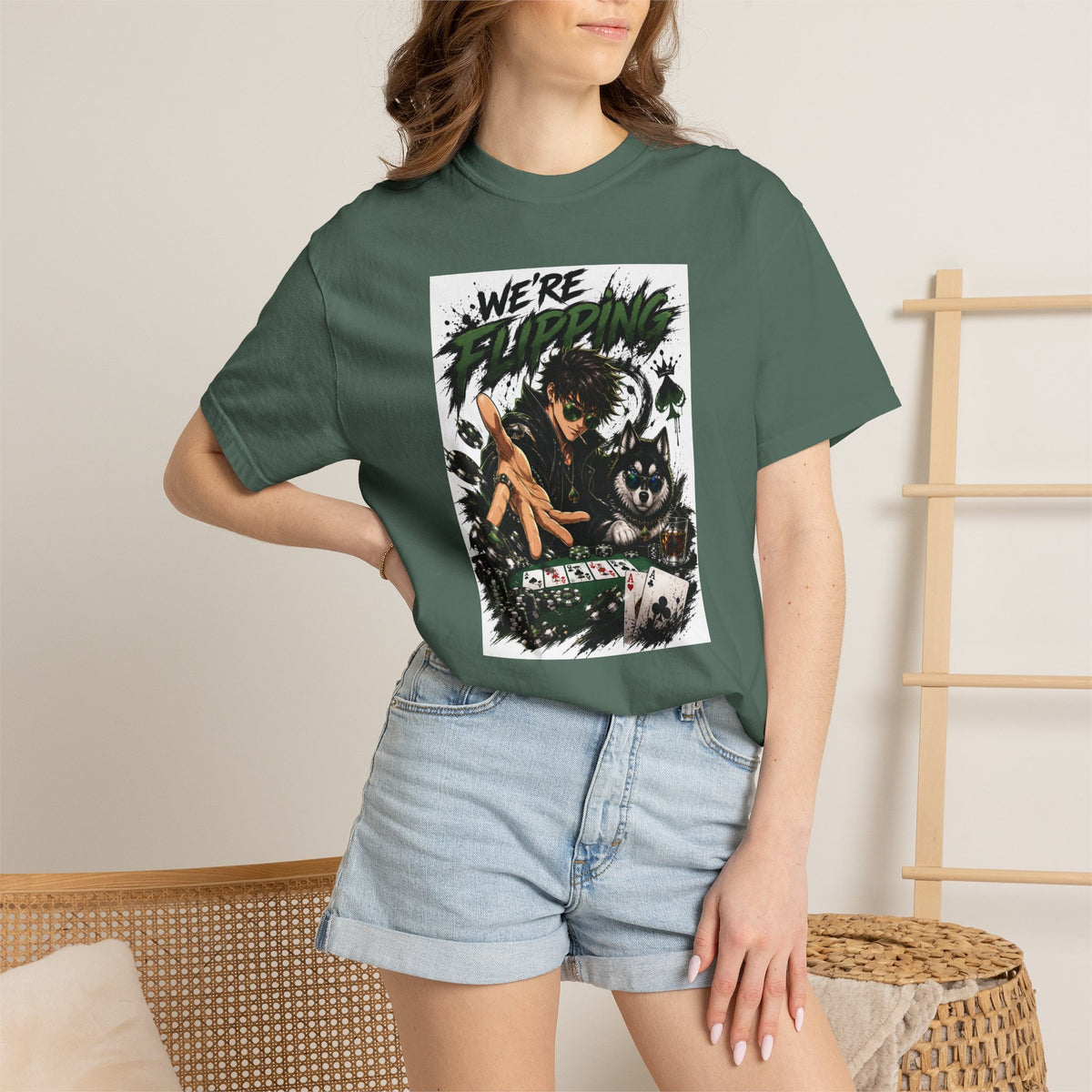 Poker Anime T-shirt