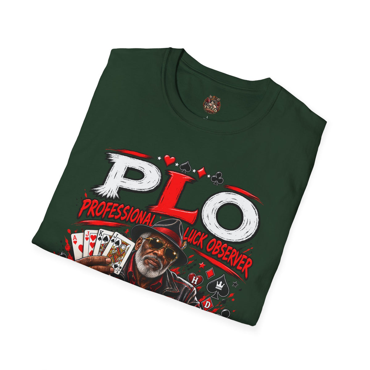 PLO Poker Dealer Graphic T-Shirt