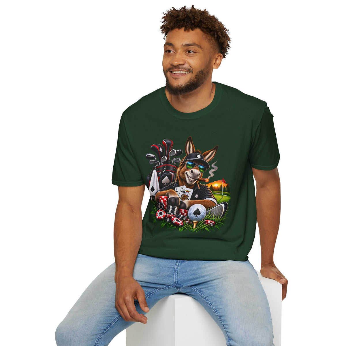 Donkey Poker Night T-Shirt — Funny Poker Tee